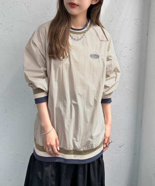 apres jour mignon(アプレジュールミニョン)の「ライン入りトップス【ZOZOTOWN限定アイテム】(Tシャツ/カットソー・レディース・オフホワイト/グレー/ネイビー・X-LARGE/フリー)」の13枚目の写真