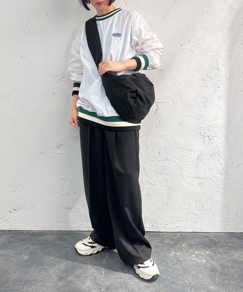 apres jour mignon(アプレジュールミニョン)の「ライン入りトップス【ZOZOTOWN限定アイテム】(Tシャツ/カットソー・レディース・オフホワイト/グレー/ネイビー・X-LARGE/フリー)」の8枚目の写真