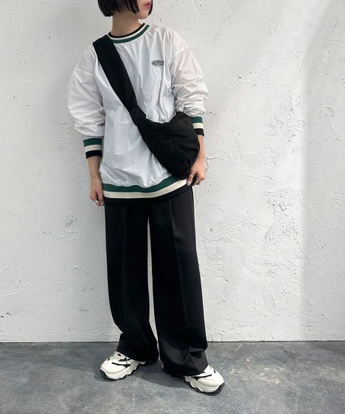 apres jour mignon(アプレジュールミニョン)の「ライン入りトップス【ZOZOTOWN限定アイテム】(Tシャツ/カットソー・レディース・オフホワイト/グレー/ネイビー・X-LARGE/フリー)」の9枚目の写真