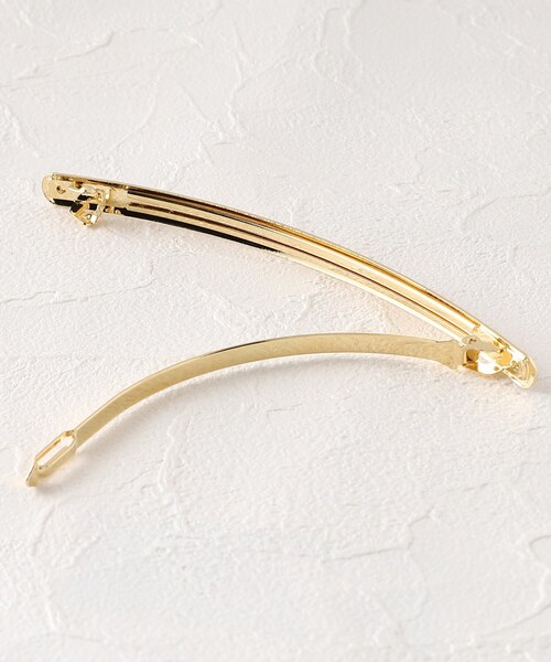 SHOO・LA・RUE(シューラルー)の「◆【3点セット】スリムバレッタ&ピン(その他ヘアアクセサリー・レディース・シルバー/ゴールド・00)」の6枚目の写真