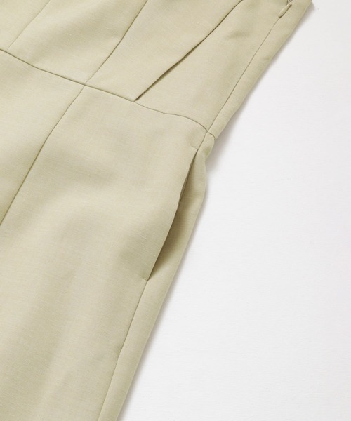 URBAN RESEARCH ROSSO WOMEN(アーバンリサーチ ロッソ)の「リネン混Vネックストレートワンピース(ワンピース・レディース・ブラウン/ライトベージュ・FREE)」の20枚目の写真