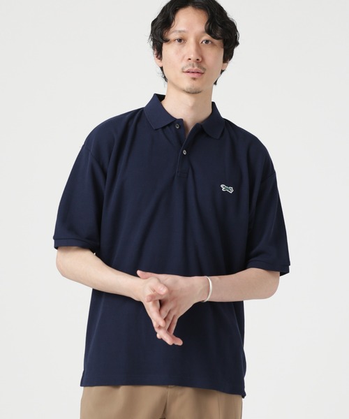 PENNEYS（ぺニーズ）の「LB.04/WEB限定 ｢Penney's別注｣鹿の子ポロ（ポロシャツ・メンズ・ホワイト/ネイビー/チャコール・L/S/M）」の6枚目の写真