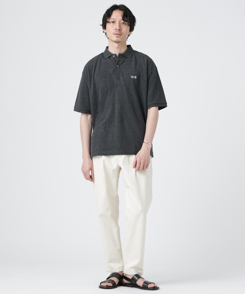 PENNEYS（ぺニーズ）の「LB.04/WEB限定 ｢Penney's別注｣鹿の子ポロ（ポロシャツ・メンズ・ホワイト/ネイビー/チャコール・L/S/M）」の9枚目の写真