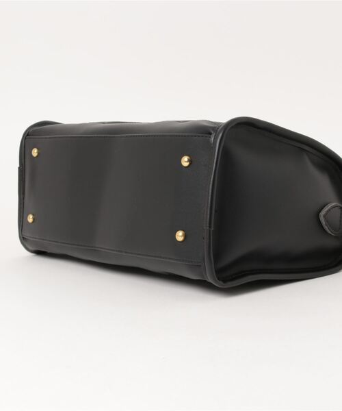 florist(フローリスト)の「【2WAY/3WAY】レザーステッチボストンバッグ/ショルダーバッグ(ボストンバッグ・レディース・キャメル/ベージュ/モカ/ブラック・FREE)」の18枚目の写真