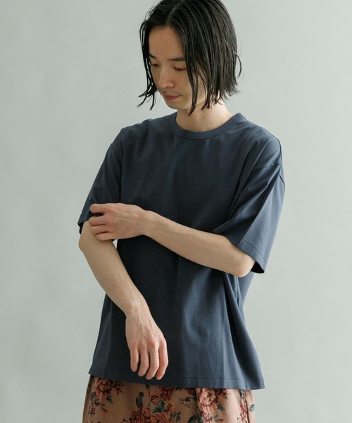 URBAN RESEARCH（アーバンリサーチ）の「『Sサイズ/XLサイズあり』シルケットポンチTシャツ（Tシャツ/カットソー・メンズ・ライトブルー/イエロー系その他/ホワイト/グレー/ブラック/ネイビー/ブラウン/グリーン系その他・MEDIUM/SMALL/X-LARGE/LARGE）」の9枚目の写真