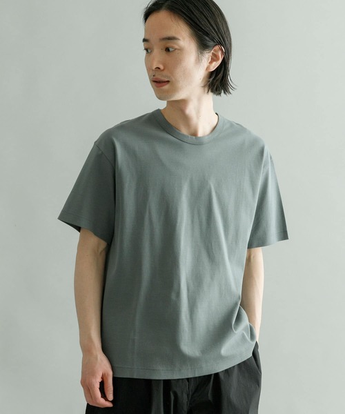 URBAN RESEARCH（アーバンリサーチ）の「『Sサイズ/XLサイズあり』シルケットポンチTシャツ（Tシャツ/カットソー・メンズ・ライトブルー/イエロー系その他/ホワイト/グレー/ブラック/ネイビー/ブラウン/グリーン系その他・MEDIUM/SMALL/X-LARGE/LARGE）」の18枚目の写真