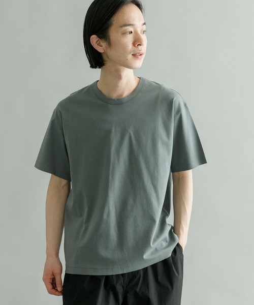 URBAN RESEARCH（アーバンリサーチ）の「『Sサイズ/XLサイズあり』シルケットポンチTシャツ（Tシャツ/カットソー・メンズ・ライトブルー/イエロー系その他/ホワイト/グレー/ブラック/ネイビー/ブラウン/グリーン系その他・MEDIUM/SMALL/X-LARGE/LARGE）」の16枚目の写真