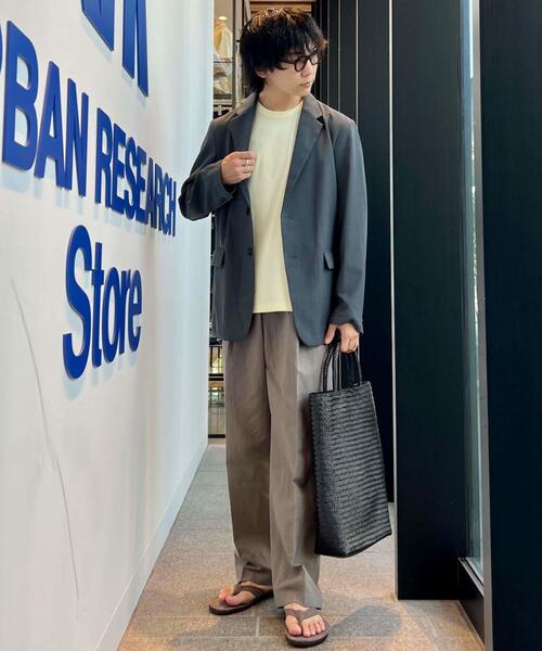 URBAN RESEARCH（アーバンリサーチ）の「『Sサイズ/XLサイズあり』シルケットポンチTシャツ（Tシャツ/カットソー・メンズ・ライトブルー/イエロー系その他/ホワイト/グレー/ブラック/ネイビー/ブラウン/グリーン系その他・MEDIUM/SMALL/X-LARGE/LARGE）」の13枚目の写真