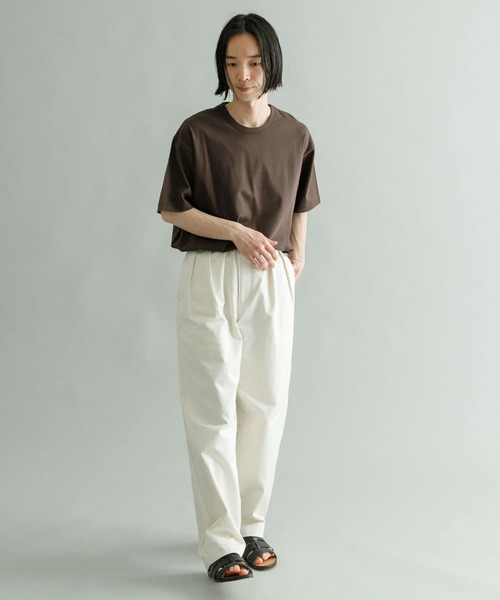 URBAN RESEARCH（アーバンリサーチ）の「『Sサイズ/XLサイズあり』シルケットポンチTシャツ（Tシャツ/カットソー・メンズ・ライトブルー/イエロー系その他/ホワイト/グレー/ブラック/ネイビー/ブラウン/グリーン系その他・MEDIUM/SMALL/X-LARGE/LARGE）」の14枚目の写真