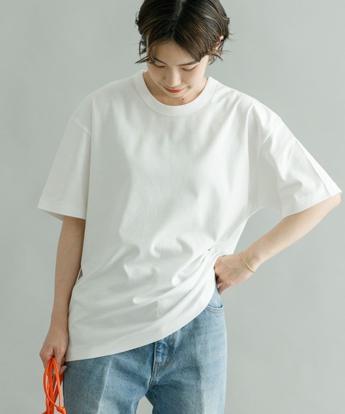 URBAN RESEARCH（アーバンリサーチ）の「『Sサイズ/XLサイズあり』シルケットポンチTシャツ（Tシャツ/カットソー・メンズ・ライトブルー/イエロー系その他/ホワイト/グレー/ブラック/ネイビー/ブラウン/グリーン系その他・MEDIUM/SMALL/X-LARGE/LARGE）」の19枚目の写真