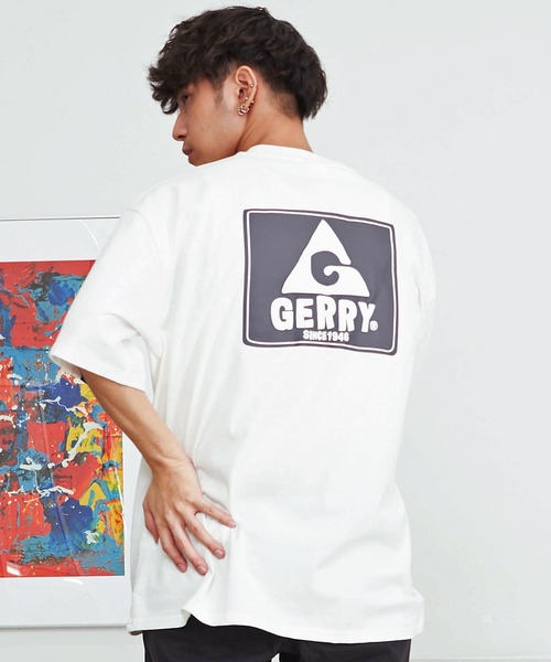 GERRY（ジェリー）の「『GERRY/ジェリー』ヘビーウェイト発泡プリントTシャツ（Tシャツ/カットソー・メンズ・ブラック/ホワイト/ブルー・L/M）」の2枚目の写真