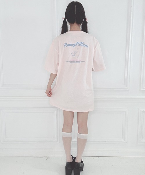 Honey Cinnamon（ハニーシナモン）の「twins kitten Tシャツ（Tシャツ