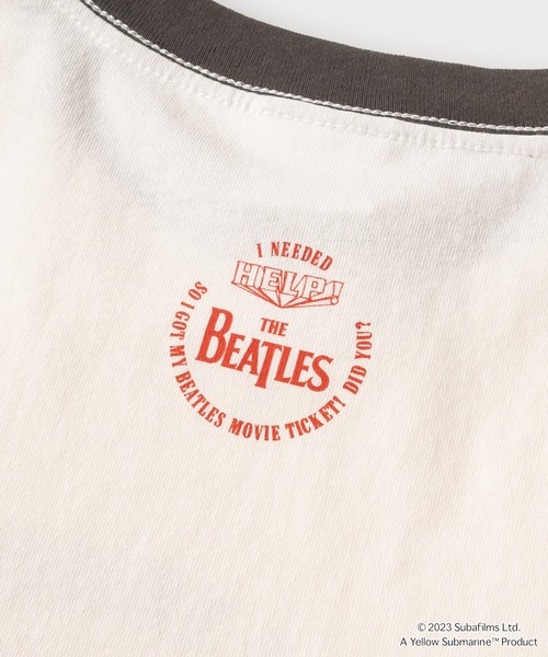 The Beatles(ザビートルズ)の「【THE BEATLES】スーパーワイドシルエットサークルデザインTシャツ(Tシャツ/カットソー・メンズ・チャコールグレー/ホワイト/ホワイト系その他・L/M)」の8枚目の写真