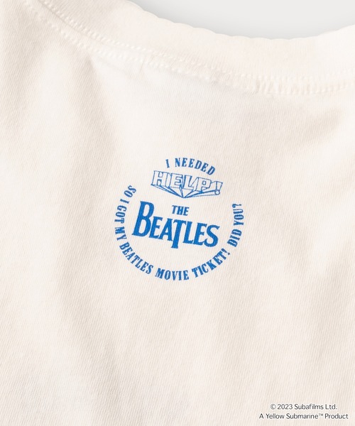 The Beatles(ザビートルズ)の「【THE BEATLES】スーパーワイドシルエットサークルデザインTシャツ(Tシャツ/カットソー・メンズ・チャコールグレー/ホワイト/ホワイト系その他・L/M)」の9枚目の写真