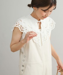 URBAN RESEARCH DOORS | コットンボイルスカラップブラウス(シャツ/ブラウス)