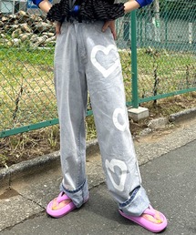 Alley by w closet | 【Alley】プリントデザインデニムパンツ(デニムパンツ)