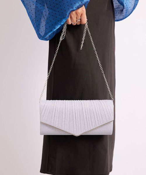 MAISON BREEZE(メゾンブリーズ)の「【MAISON BREEZE】グリッター2WAYオケージョンバッグ KNF(ショルダーバッグ・レディース・シルバー/ブラック/ゴールド・FREE)」の9枚目の写真