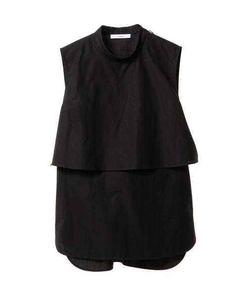 ASTRAET（アストラット）の「ASTRAET(アストラット) ハイネックカサネノースリーブブラウス◆（シャツ/ブラウス・レディース・ホワイト/ブラック/ロイヤルブルー・フリー）」の3枚目の写真