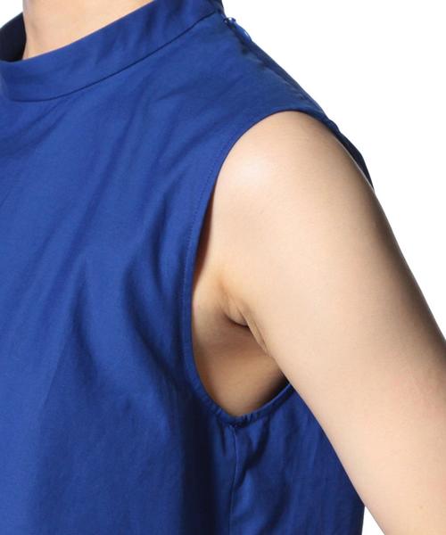 ASTRAET（アストラット）の「ASTRAET(アストラット) ハイネックカサネノースリーブブラウス◆（シャツ/ブラウス・レディース・ホワイト/ブラック/ロイヤルブルー・フリー）」の8枚目の写真