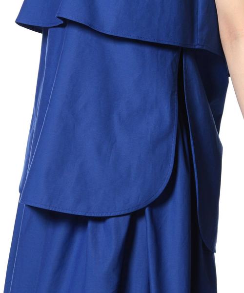 ASTRAET（アストラット）の「ASTRAET(アストラット) ハイネックカサネノースリーブブラウス◆（シャツ/ブラウス・レディース・ホワイト/ブラック/ロイヤルブルー・フリー）」の9枚目の写真