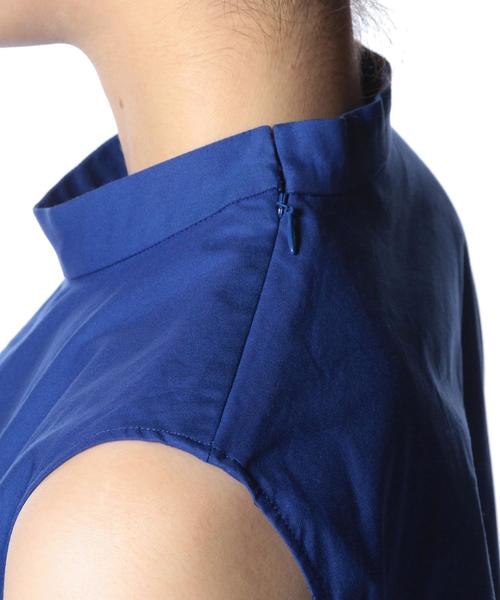 ASTRAET（アストラット）の「ASTRAET(アストラット) ハイネックカサネノースリーブブラウス◆（シャツ/ブラウス・レディース・ホワイト/ブラック/ロイヤルブルー・フリー）」の12枚目の写真