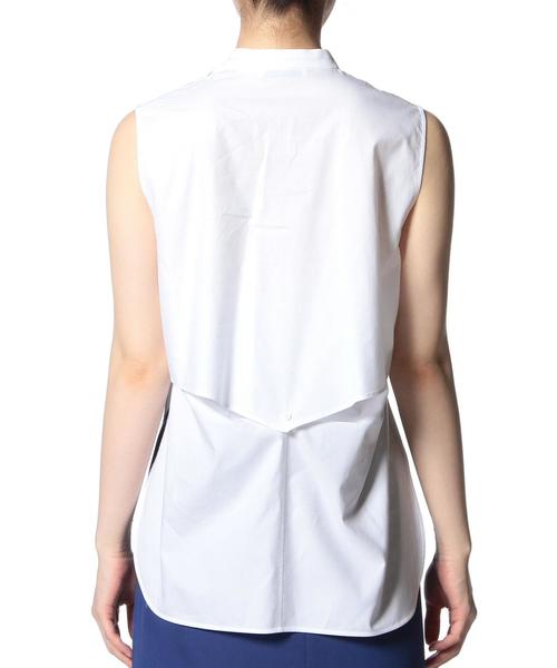 ASTRAET（アストラット）の「ASTRAET(アストラット) ハイネックカサネノースリーブブラウス◆（シャツ/ブラウス・レディース・ホワイト/ブラック/ロイヤルブルー・フリー）」の13枚目の写真