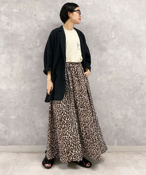 journal standard luxe レオパード リネン　スカート 楽天市場】【SALE／20%OFF】レオパリネンスカート journal