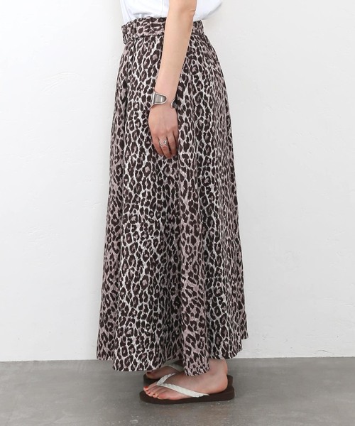 今期 journal standard luxe ダブルJQレオパ スカート ダブルJQレオパ