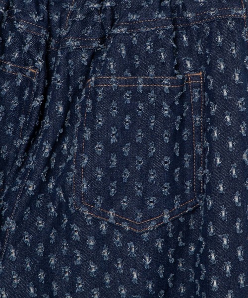 WEGO（ウィゴー）の「WEGO/パンチングデニムタックバギーパンツ（デニムパンツ・レディース・ダークインディゴブルー・FREE）」の9枚目の写真