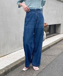 fredy emue | ライトオンスデニムセミワイドパンツ(デニムパンツ)