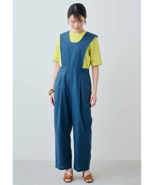セール】MEDE19F リネンブレンド素材のオールインワン