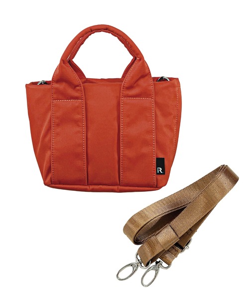 ROOTOTE(ルートート)の「ルートート/きちんと自立するトートバッグ SN.ベビールー2way.gently-A(ショルダーバッグ・レディース・オレンジ/タン/グレー/ブラック・FREE)」の11枚目の写真