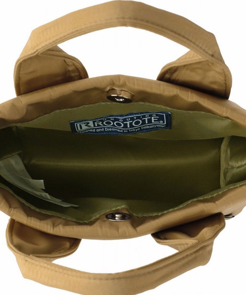 ROOTOTE(ルートート)の「ルートート/きちんと自立するトートバッグ SN.ベビールー2way.gently-A(ショルダーバッグ・レディース・オレンジ/タン/グレー/ブラック・FREE)」の14枚目の写真