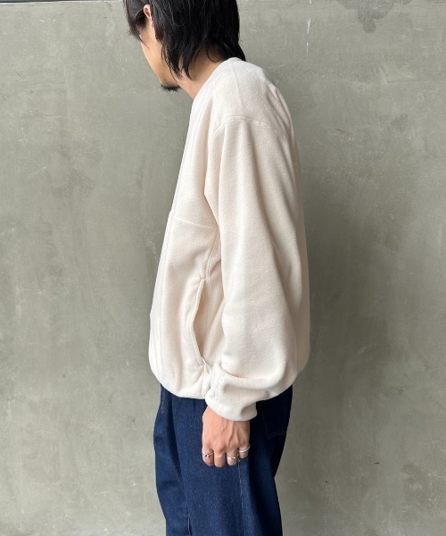 DANTON（ダントン）の「[DANTON/ダントン] ポーラテック フリースプルオーバースウェット（その他アウター・レディース・ライトグレー/アイボリー/ブラック・M/L）」の4枚目の写真