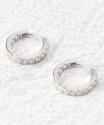 ◆キュービックビジューピアス