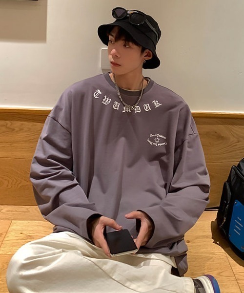 MGV(エムジーヴィー)の「オールドイングリッシュレタリングロンT(Tシャツ/カットソー・メンズ・ブラック/ダークグレー/ホワイト・LARGE/MEDIUM/X-LARGE)」の13枚目の写真