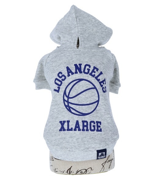 XLARGE（エクストララージ）の「XLARGE/バスケットボールフーディー（ペットウェア・メンズ・パープル/グレー・XS/3L/L/2L/S/M）」の4枚目の写真