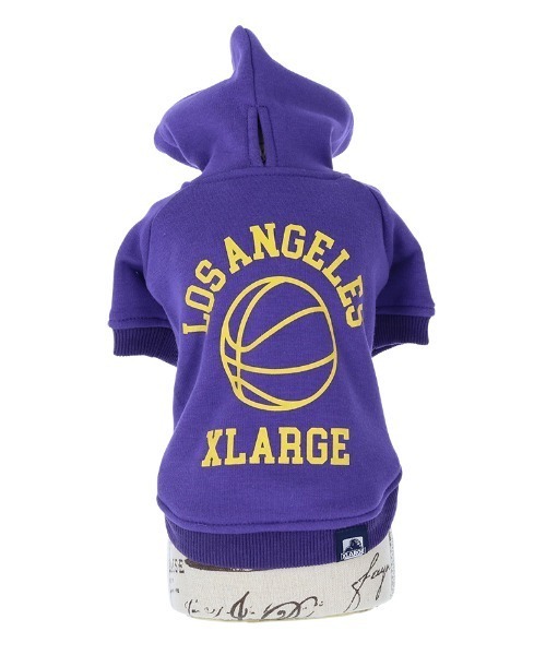 XLARGE（エクストララージ）の「XLARGE/バスケットボールフーディー（ペットウェア・メンズ・パープル/グレー・XS/3L/L/2L/S/M）」の8枚目の写真