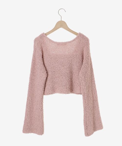 MAJESTIC LEGON（マジェスティックレゴン）の「ハートボタンカーディガン&キャミセット（ニット/セーター・レディース・ボルドー/ピンク/ブルー/チャコールグレー/アイボリー・MEDIUM）」の18枚目の写真