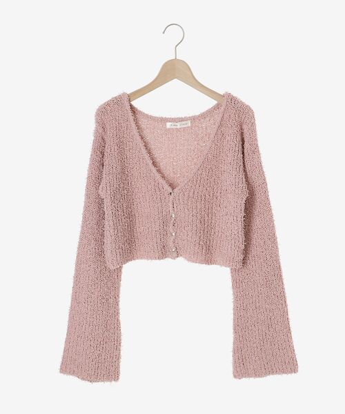 MAJESTIC LEGON（マジェスティックレゴン）の「ハートボタンカーディガン&キャミセット（ニット/セーター・レディース・ボルドー/ピンク/ブルー/チャコールグレー/アイボリー・MEDIUM）」の21枚目の写真