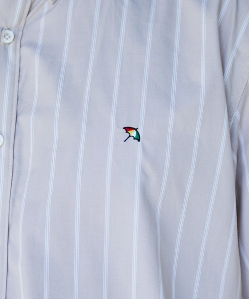Arnold Palmer(アーノルドパーマー)の「ストライプ リラックス シェア シャツ(シャツ/ブラウス・レディース・ブルー/ベージュ/レッド・S/M/L/LL/XS)」の5枚目の写真
