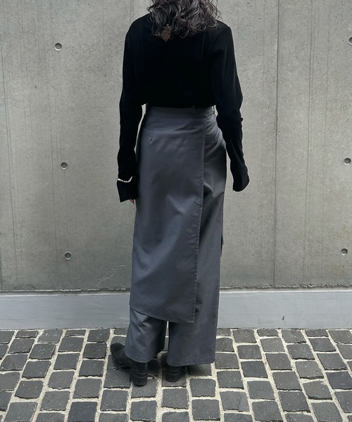 &g'aime（アンジェム）の「【&g'aime】ベロアシアーハイネックトップス（Tシャツ/カットソー・レディース・ブラック・FREE）」の8枚目の写真