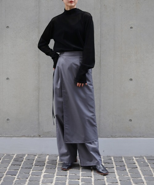 &g'aime（アンジェム）の「【&g'aime】ベロアシアーハイネックトップス（Tシャツ/カットソー・レディース・ブラック・FREE）」の20枚目の写真