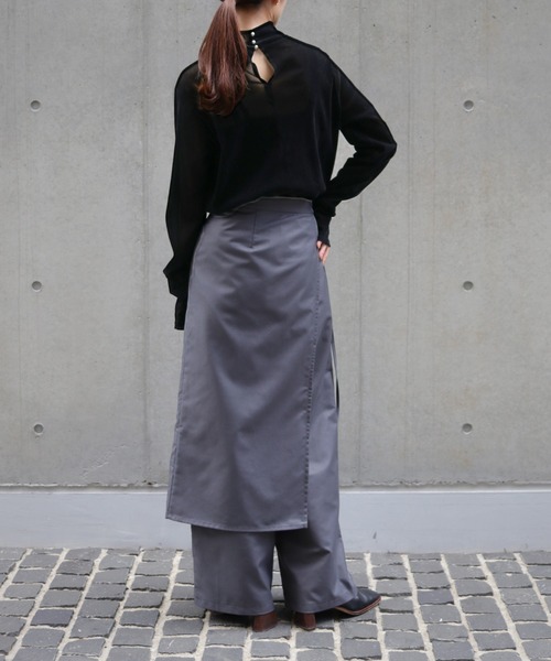 &g'aime（アンジェム）の「【&g'aime】ベロアシアーハイネックトップス（Tシャツ/カットソー・レディース・ブラック・FREE）」の15枚目の写真