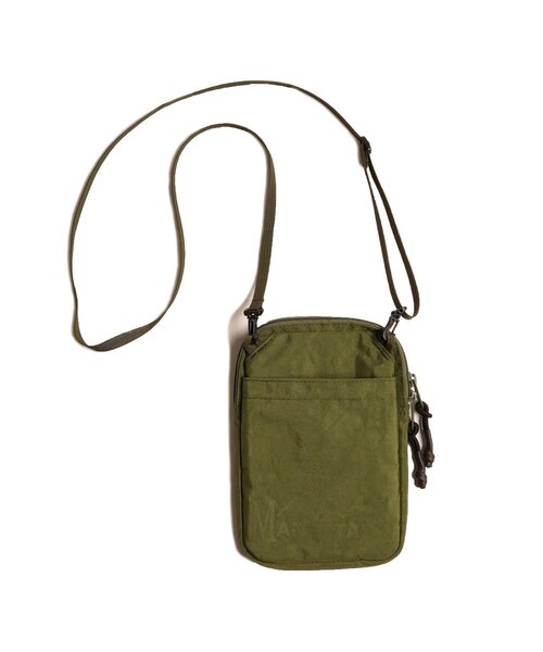 MANASTASH（マナスタッシュ）の「MANASTASH/マナスタッシュ/CLEAR POCKET SHOULDER BAG（ショルダーバッグ・メンズ・オリーブ系/ブラック・F）」の17枚目の写真
