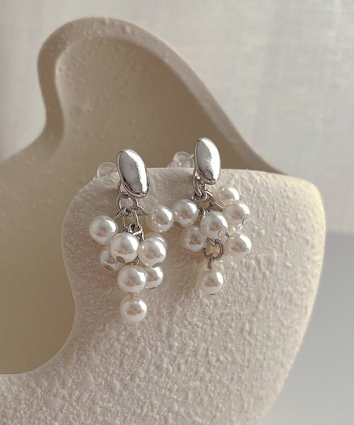 LA VORAGINE(ラ ヴォラジネ)の「アレルギー対応 チャームパールピアス(ピアス(両耳用)・レディース・ゴールド/シルバー・FREE)」の15枚目の写真
