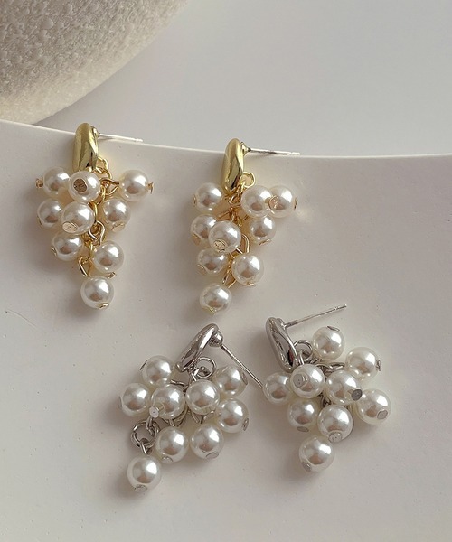 LA VORAGINE(ラ ヴォラジネ)の「アレルギー対応 チャームパールピアス(ピアス(両耳用)・レディース・ゴールド/シルバー・FREE)」の11枚目の写真