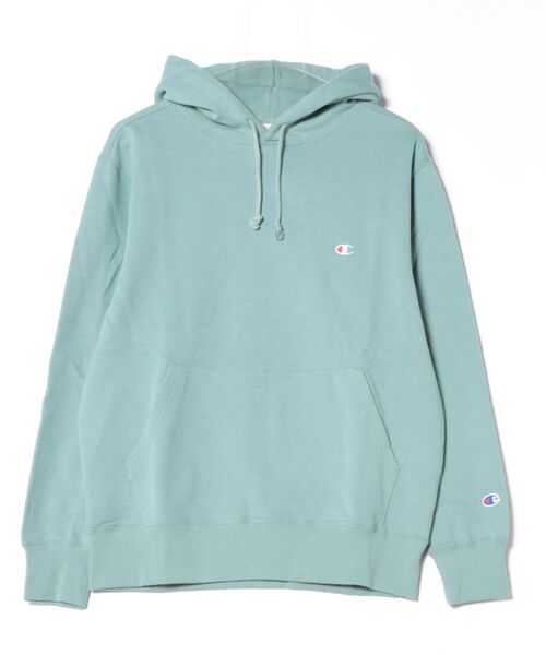 Champion（チャンピオン）の「【Champion】C3-Y136 HOODED SWEATSHIRT/フーディー/長袖/パーカー/チャンピオン（パーカー・メンズ・グレー/オートミール/ネイビー/ホワイト/ブラック/グリーン/ブルー/レッド/グレイッシュブルー/クリーム/チョコ/ブルーグリーン/グレイッシュベージュ・L/XL/S/M/XXL）」の11枚目の写真