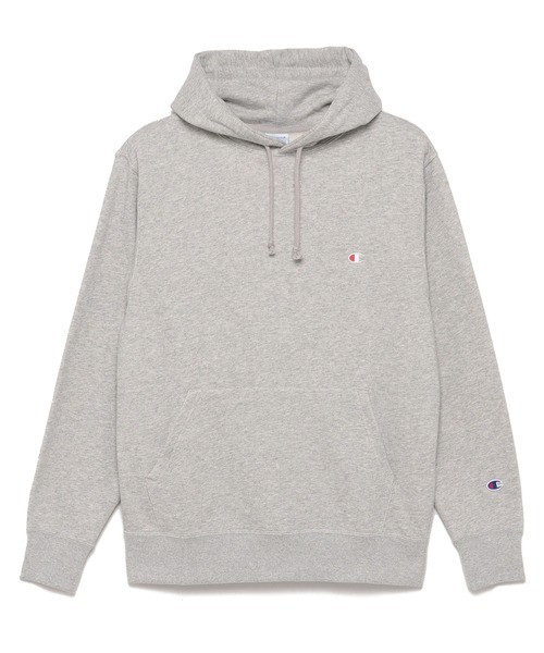 Champion（チャンピオン）の「【Champion】C3-Y136 HOODED SWEATSHIRT/フーディー/長袖/パーカー/チャンピオン（パーカー・メンズ・グレー/オートミール/ネイビー/ホワイト/ブラック/グリーン/ブルー/レッド/グレイッシュブルー/クリーム/チョコ/ブルーグリーン/グレイッシュベージュ・L/XL/S/M/XXL）」の17枚目の写真