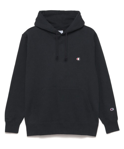 Champion（チャンピオン）の「【Champion】C3-Y136 HOODED SWEATSHIRT/フーディー/長袖/パーカー/チャンピオン（パーカー・メンズ・グレー/オートミール/ネイビー/ホワイト/ブラック/グリーン/ブルー/レッド/グレイッシュブルー/クリーム/チョコ/ブルーグリーン/グレイッシュベージュ・L/XL/S/M/XXL）」の19枚目の写真
